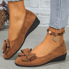 Women's Comfortable Ballet Flats with Bow Detail™ – Ganztägiger Komfort mit femininer Eleganz