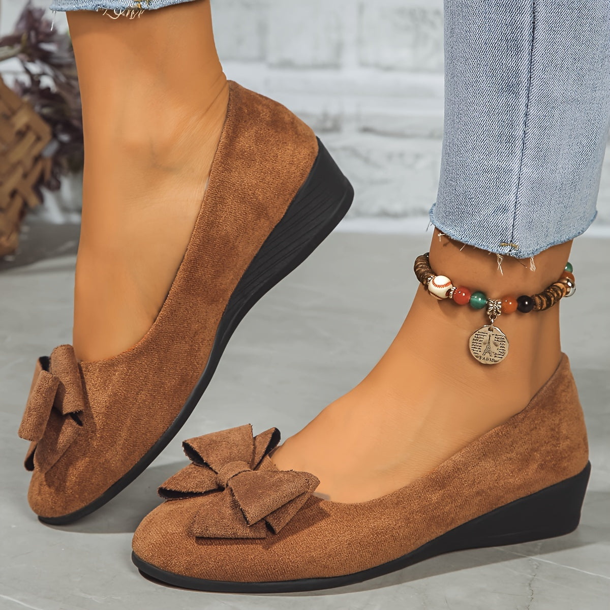 Women's Comfortable Ballet Flats with Bow Detail™ – Ganztägiger Komfort mit femininer Eleganz