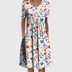 Sleeveless Textured Midi Dress for Elegant Everyday Wear™ – Elegante Textur für mühelosen Stil