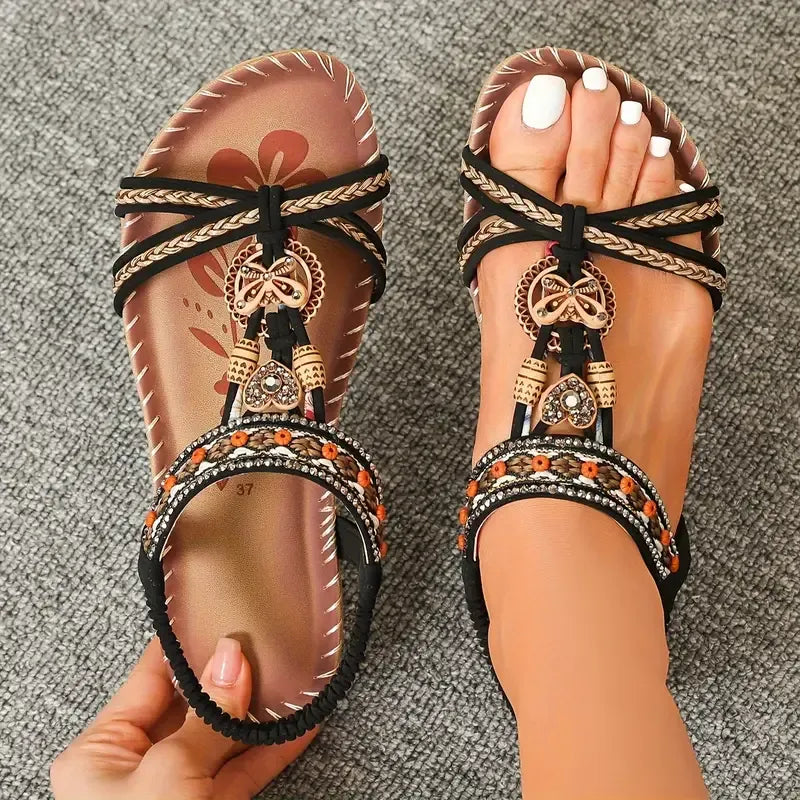 Women's Orthopedic Strap Sandals with Cushioned Sole™ – Ganztägiger Komfort für stilvolle Alltagsmomente