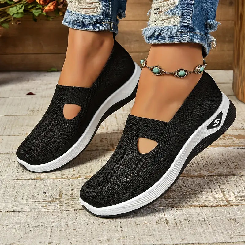 Women's Orthopedic Slip On Shoes with Non Slip Sole and Breathable Knit™ – Ganztägiger Komfort und Unterstützung