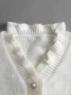 Darcey | Ruffle Blouse with Decorative Buttons for Women™ – Feminine Eleganz für jeden Anlass