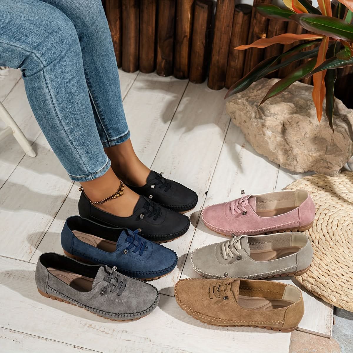 Women's Soft Moccasin Shoes with Cushioned Sole and Breathable Upper™ – Ganztägiger Komfort für jeden Schritt