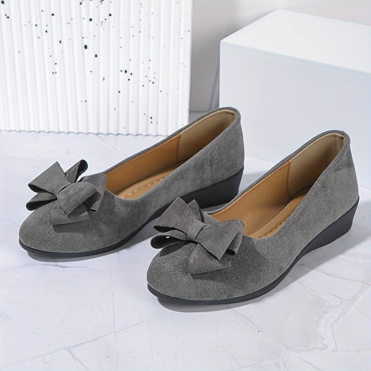 Women's Comfortable Ballet Flats with Bow Detail™ – Ganztägiger Komfort mit femininer Eleganz