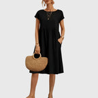 Women's Relaxed Midi Spring Dress™ – Müheloses Frühlingsfeeling mit femininer Eleganz