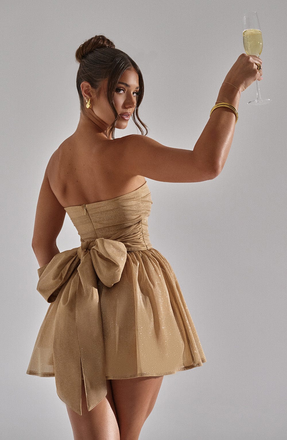 Women's Glitter Dress with Back Tie™ – Glamouröse Eleganz für unvergessliche Momente