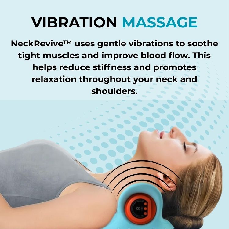 NeckRevive™ – EMS-Nackenmassagegerät mit sanfter Wärme für angenehme Entspannung [50% Rabatt]