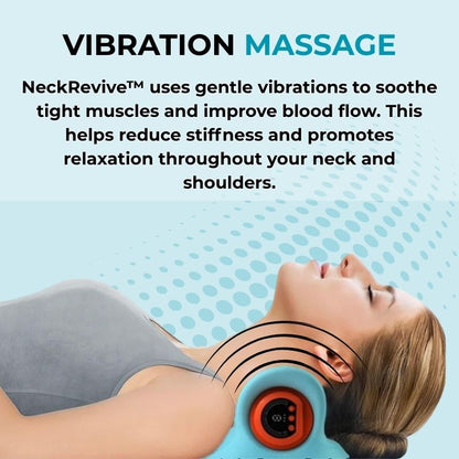 NeckRevive™ – EMS-Nackenmassagegerät mit sanfter Wärme für angenehme Entspannung [50% Rabatt]