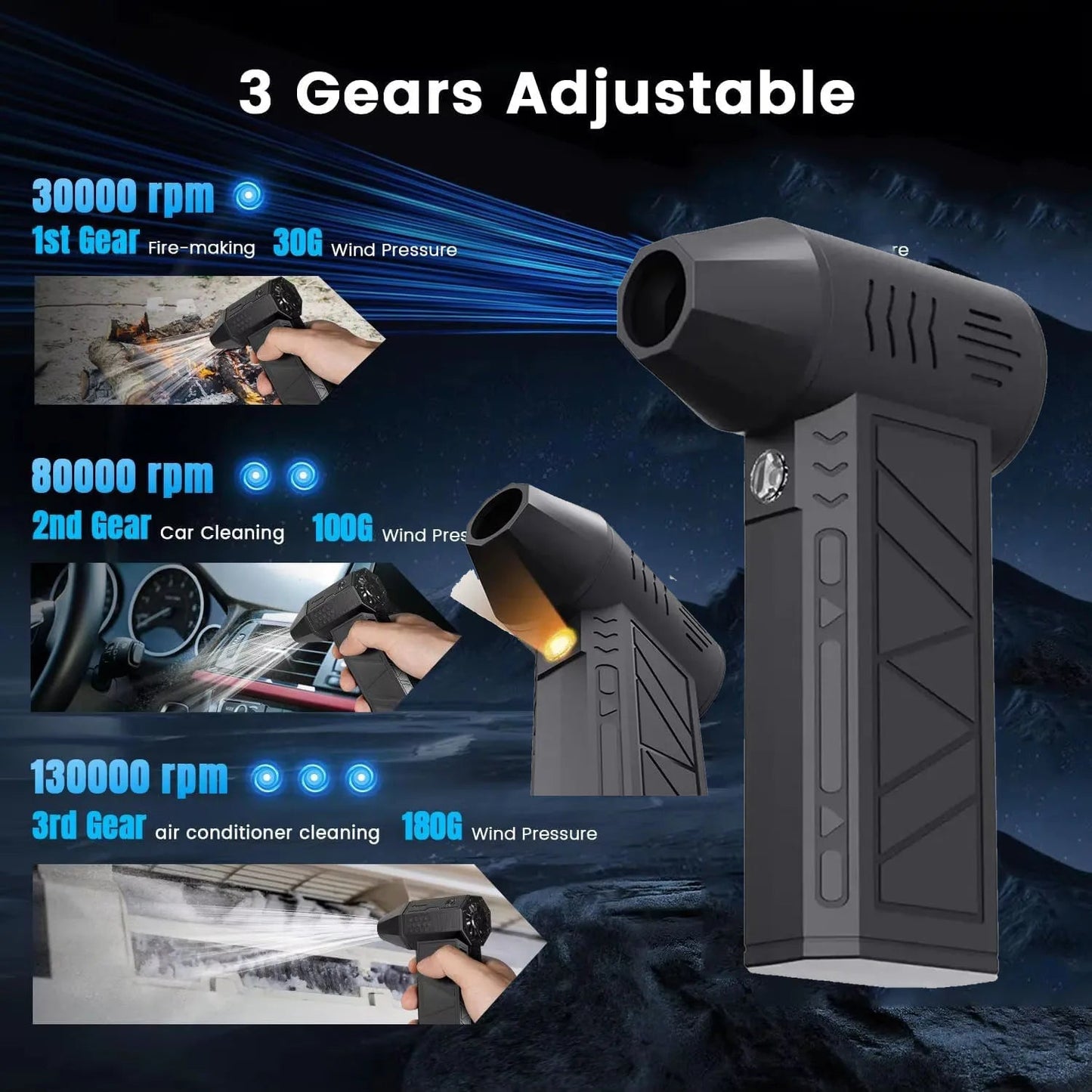 AirBlaster™ – Kompakter Luftgebläse für mühelose Reinigung überall [50 % Rabatt]