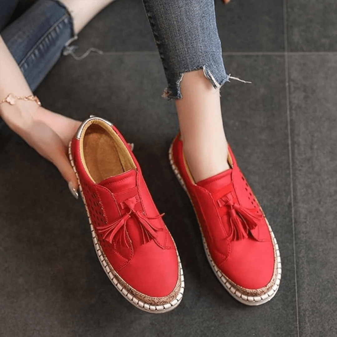 Damen Slip-On Loafer mit Atmungsaktivem Strick und Gepolsterter Sohle™ – Müheloser Komfort für den Alltag