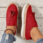 Damen Slip-On Loafer mit Atmungsaktivem Strick und Gepolsterter Sohle™ – Müheloser Komfort für den Alltag