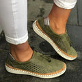 Damen Slip-On Loafer mit Atmungsaktivem Strick und Gepolsterter Sohle™ – Müheloser Komfort für den Alltag