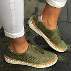 Damen Slip-On Loafer mit Atmungsaktivem Strick und Gepolsterter Sohle™ – Müheloser Komfort für den Alltag