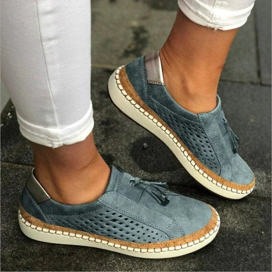 Damen Slip-On Loafer mit Atmungsaktivem Strick und Gepolsterter Sohle™ – Müheloser Komfort für den Alltag