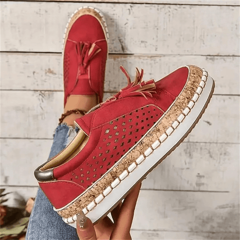 Damen Slip-On Loafer mit Atmungsaktivem Strick und Gepolsterter Sohle™ – Müheloser Komfort für den Alltag