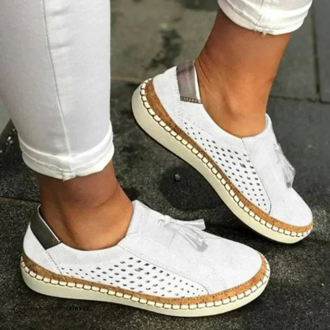 Damen Slip-On Loafer mit Atmungsaktivem Strick und Gepolsterter Sohle™ – Müheloser Komfort für den Alltag