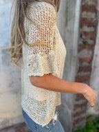 Women's Textured V-Neck Button Top Relaxed Fit Lightweight Casual Elegant Blouse™ – Elegante Vielseitigkeit für jeden Tag
