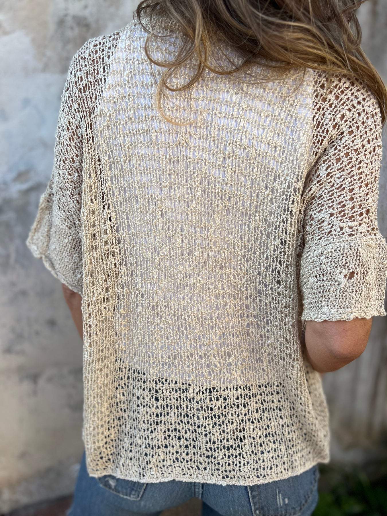 Women's Textured V-Neck Button Top Relaxed Fit Lightweight Casual Elegant Blouse™ – Elegante Vielseitigkeit für jeden Tag