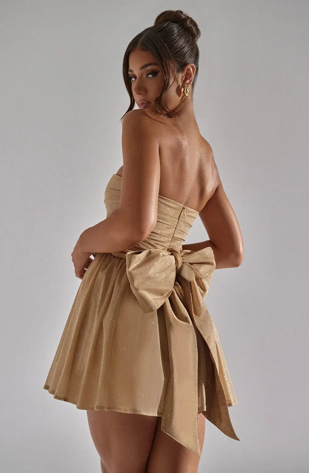 Women's Glitter Dress with Back Tie™ – Glamouröse Eleganz für unvergessliche Momente