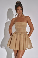 Women's Glitter Dress with Back Tie™ – Glamouröse Eleganz für unvergessliche Momente