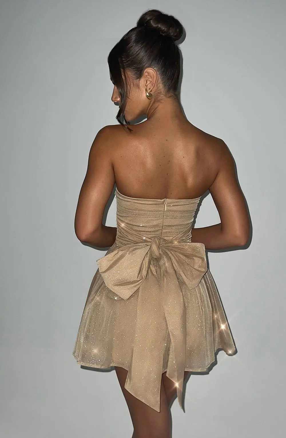 Women's Glitter Dress with Back Tie™ – Glamouröse Eleganz für unvergessliche Momente