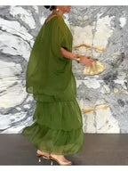 Women's Spring Layered Maxi Dress™ – Fließende Eleganz für jeden Frühlingstag