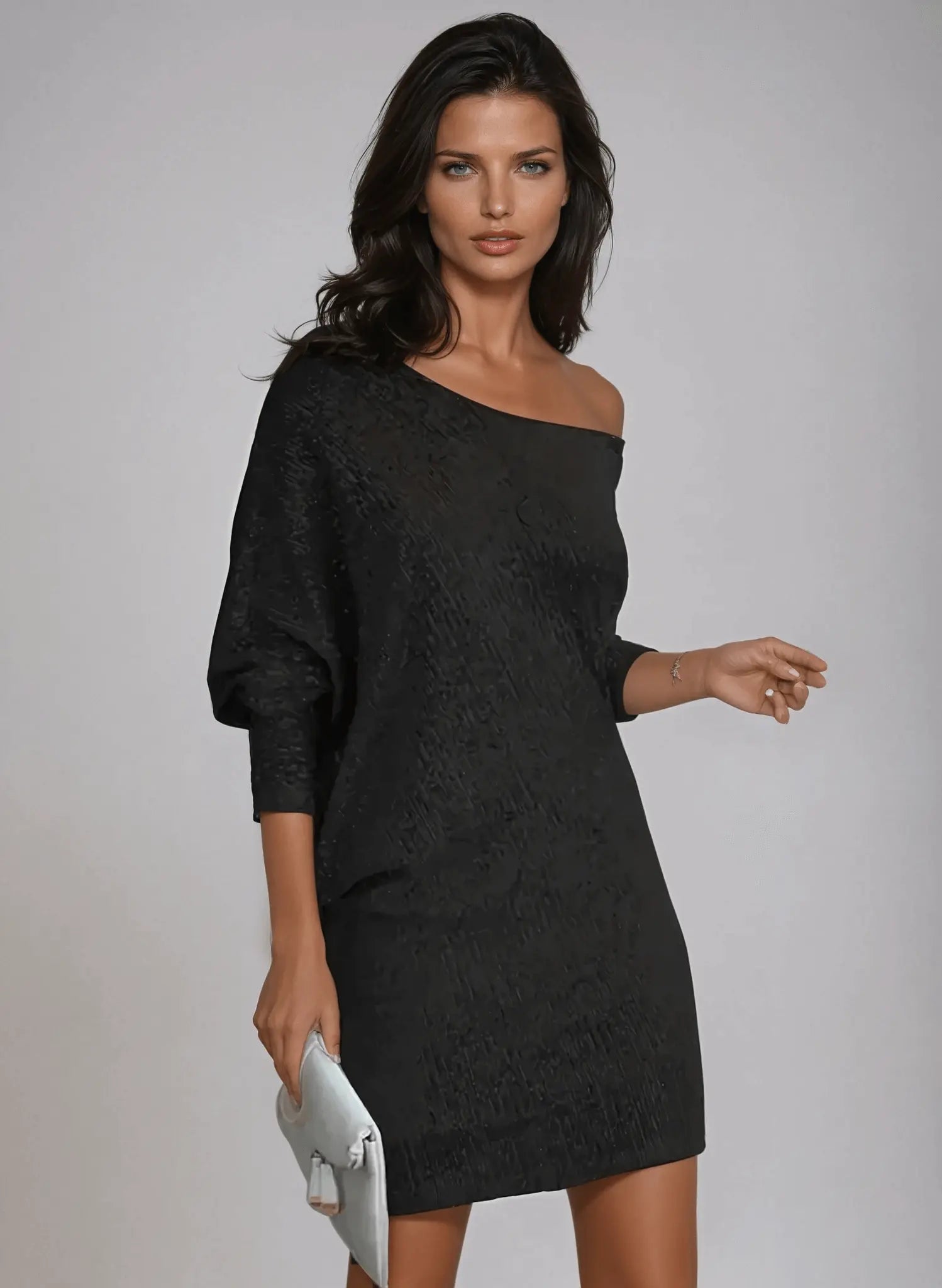 Women's Contrast Sequin Dress for Glamorous Evenings™ – Funkelnde Eleganz für unvergessliche Abende