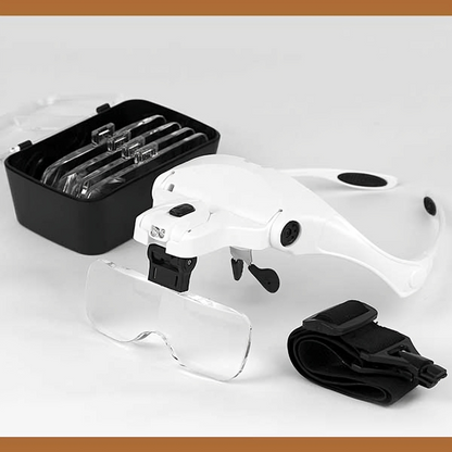 FocusLens™ – LED-Lupenstirnband für klare Sicht und präzise Detailarbeit [50% Rabatt]