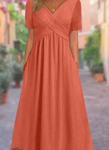 Lightweight Elegant Summer Dress With Flowy Fit for Women™ – Zeitlose Eleganz für warme Tage