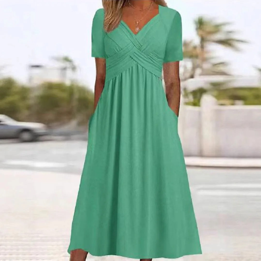 Lightweight Elegant Summer Dress With Flowy Fit for Women™ – Zeitlose Eleganz für warme Tage
