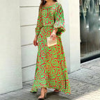 Abstract Spring Maxi Dress™ – Künstlerische Eleganz für den Frühling