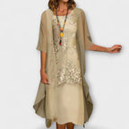 Women's Elegant Casual Midi Dress™ – Zeitlose Eleganz für jeden Anlass