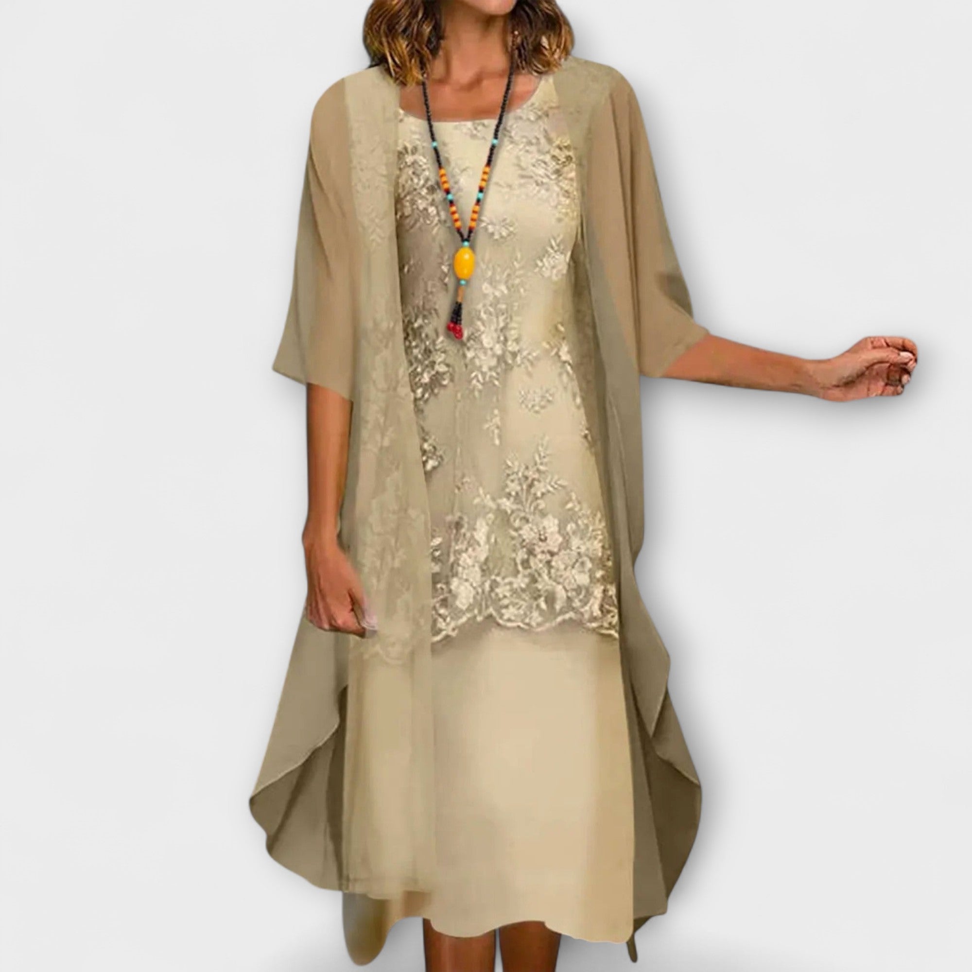 Women's Elegant Casual Midi Dress™ – Zeitlose Eleganz für jeden Anlass