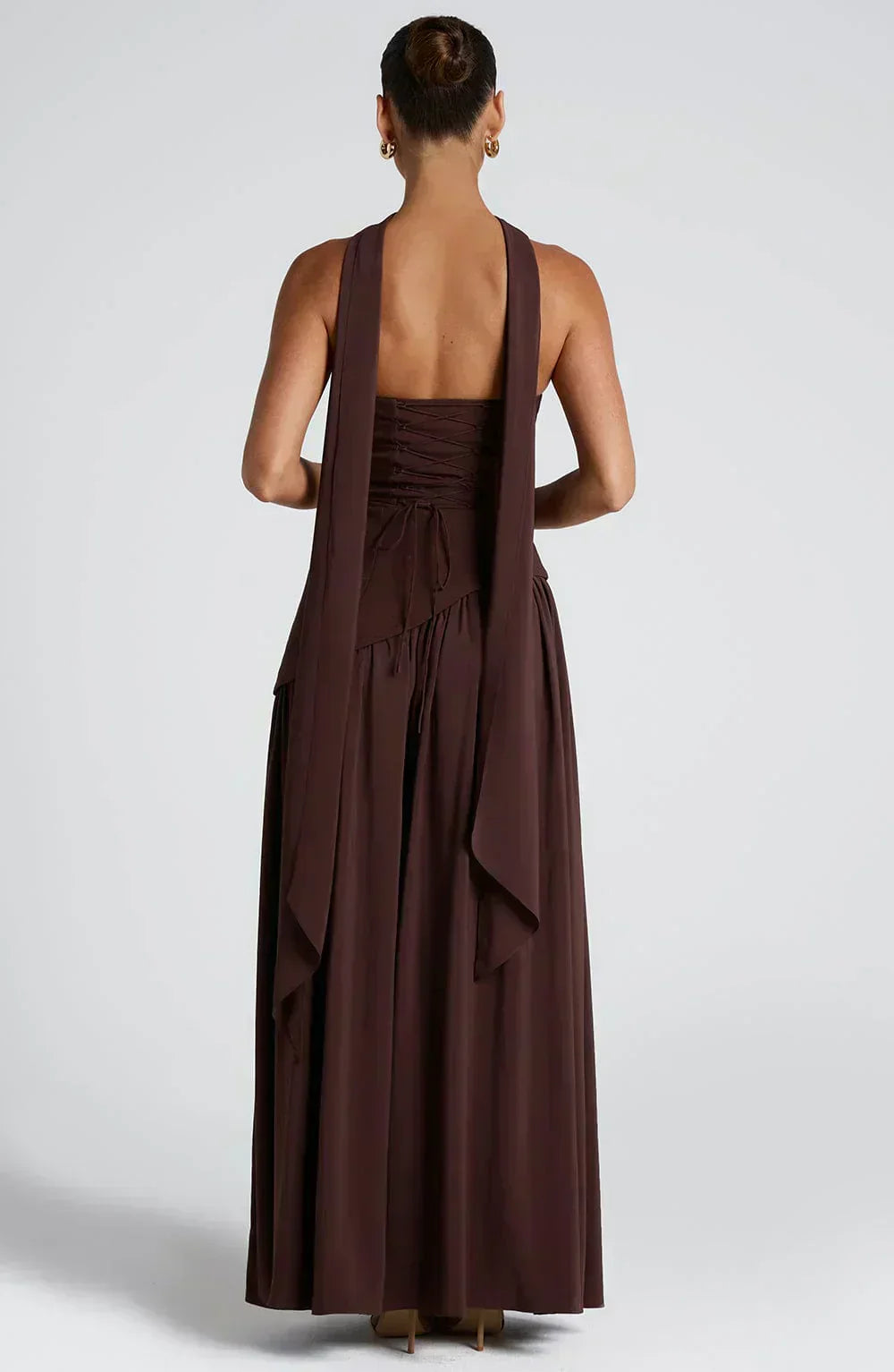 Women's Strapless Maxi Dress with High Slit and Draped Waist™ – Elegante Abendgarderobe für unvergessliche Auftritte