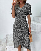 Elegant Floral Dress With Flattering Timeless Fit for Women™ – Zeitlose Eleganz für jeden Anlass