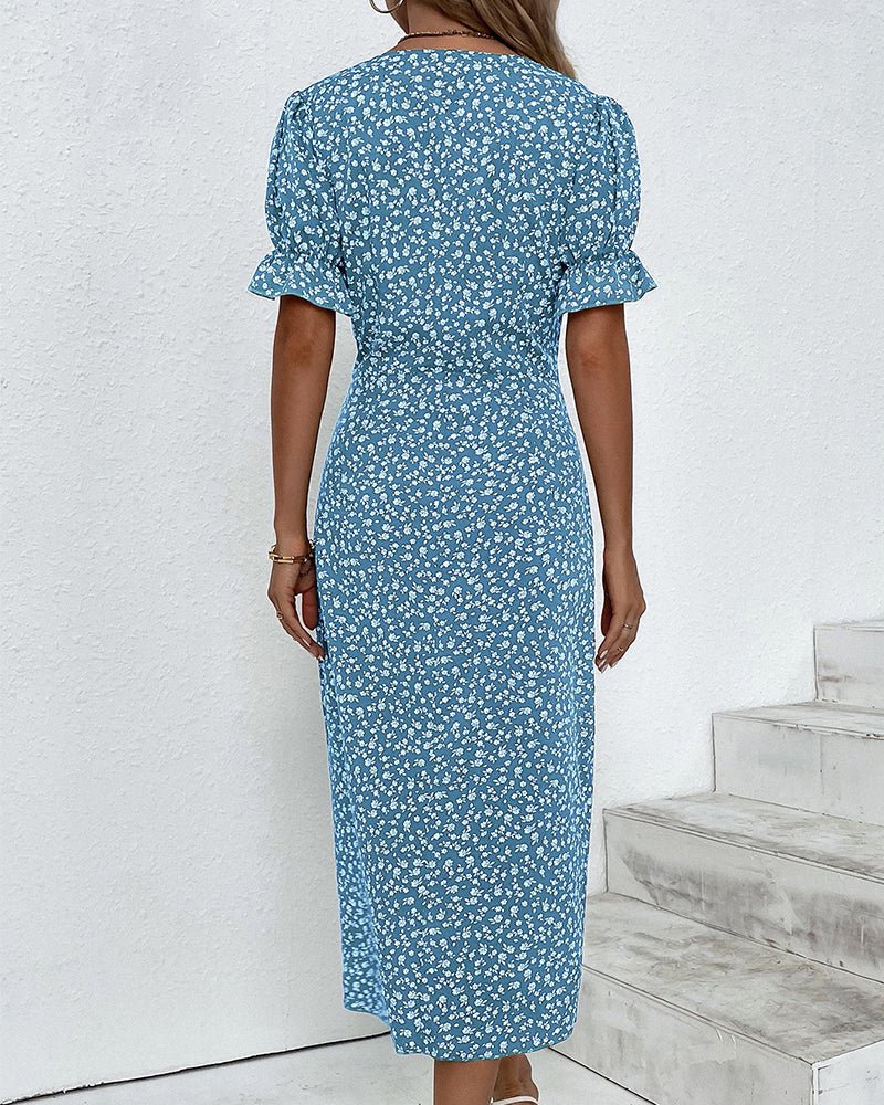 Elegant Floral Dress With Flattering Timeless Fit for Women™ – Zeitlose Eleganz für jeden Anlass
