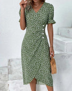 Elegant Floral Dress With Flattering Timeless Fit for Women™ – Zeitlose Eleganz für jeden Anlass
