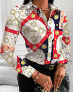 Retro-Inspired Blouse with Classic Elegance for Women™ – Zeitloser Vintage-Charme trifft modernen Komfort