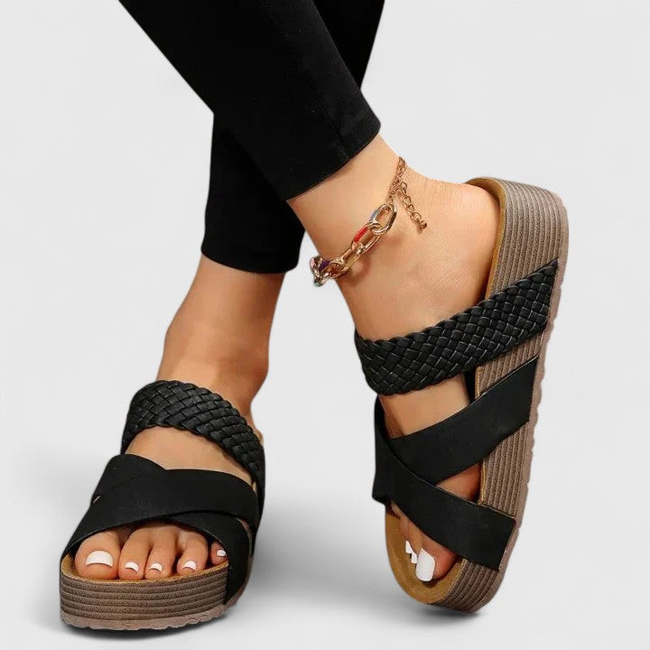 Women's Orthopedic Platform Sandals with Arch Support™ – Bequeme Unterstützung für den ganzen Tag