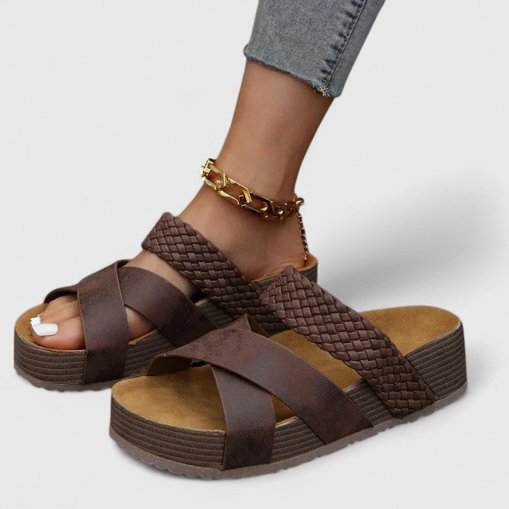 Women's Orthopedic Platform Sandals with Arch Support™ – Bequeme Unterstützung für den ganzen Tag