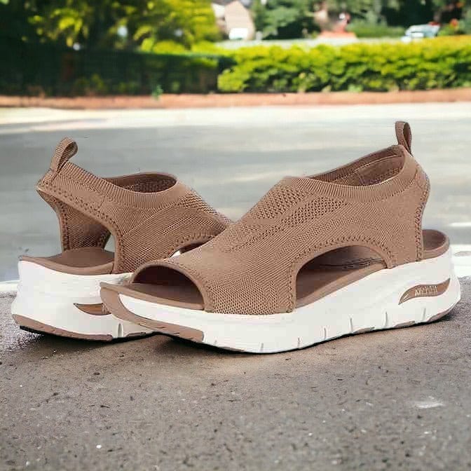 Women's Orthopedic Walking Sandals with Cushioned Sole™ – Atmungsaktiver Komfort für aktive Tage