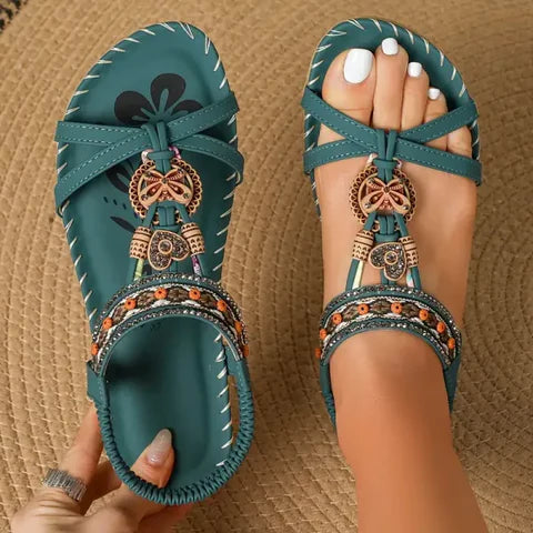 Women's Orthopedic Strap Sandals with Cushioned Sole™ – Ganztägiger Komfort für stilvolle Alltagsmomente