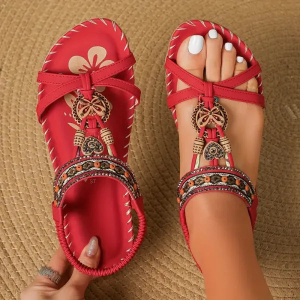 Women's Orthopedic Strap Sandals with Cushioned Sole™ – Ganztägiger Komfort für stilvolle Alltagsmomente