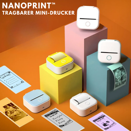 NanoPrint™ – Tragbarer Mini-Drucker für mühelose, mobile Ausdrucke [50 % Rabatt]