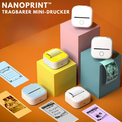 NanoPrint™ – Tragbarer Mini-Drucker für mühelose, mobile Ausdrucke [50 % Rabatt]