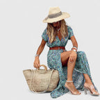 Spring Paisley Maxi Dress For Women™ – Fließende Eleganz für entspannte Frühlingstage