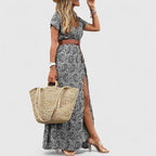 Spring Paisley Maxi Dress For Women™ – Fließende Eleganz für entspannte Frühlingstage
