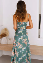 Women's Floral Spaghetti Strap Elegant Wedding Guest Maxi Dress™ – Zeitlose Eleganz für besondere Anlässe