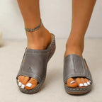 Lennox | Women's Orthopedic Slip-On Wedge Sandals™ – Orthopädischer Komfort trifft entspannten Stil