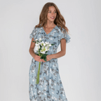 Light Floral Maxi Spring Dress™ – Mühelose Frühlingseleganz mit zartem Blütenmuster